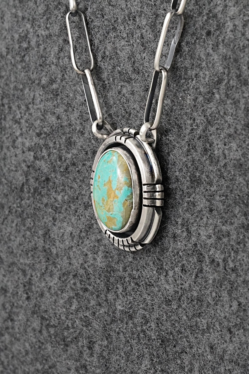 Turquoise & Sterling Silver Necklace - Daniel Benally