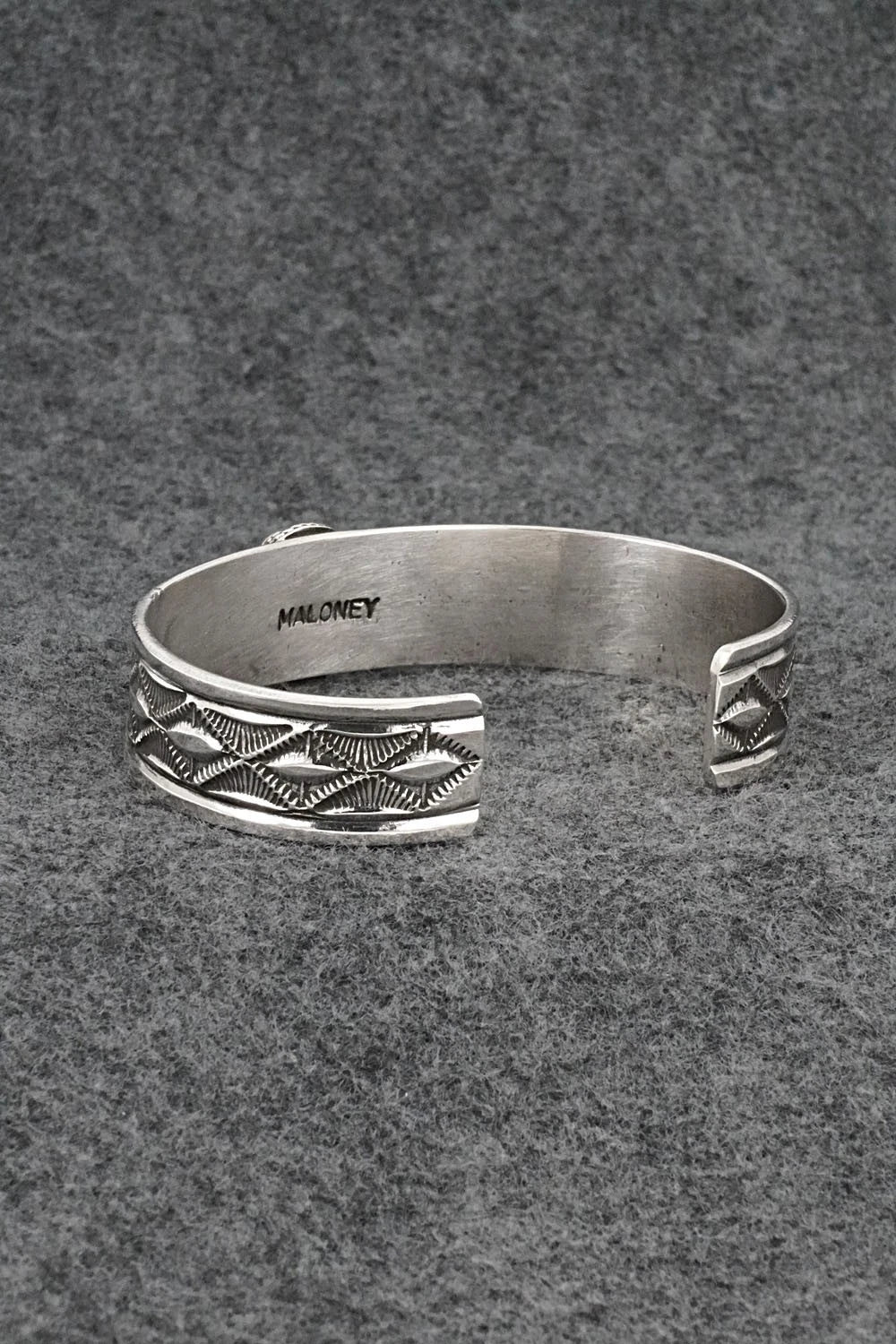 Turquoise & Sterling Silver Bracelet - Leonard Maloney