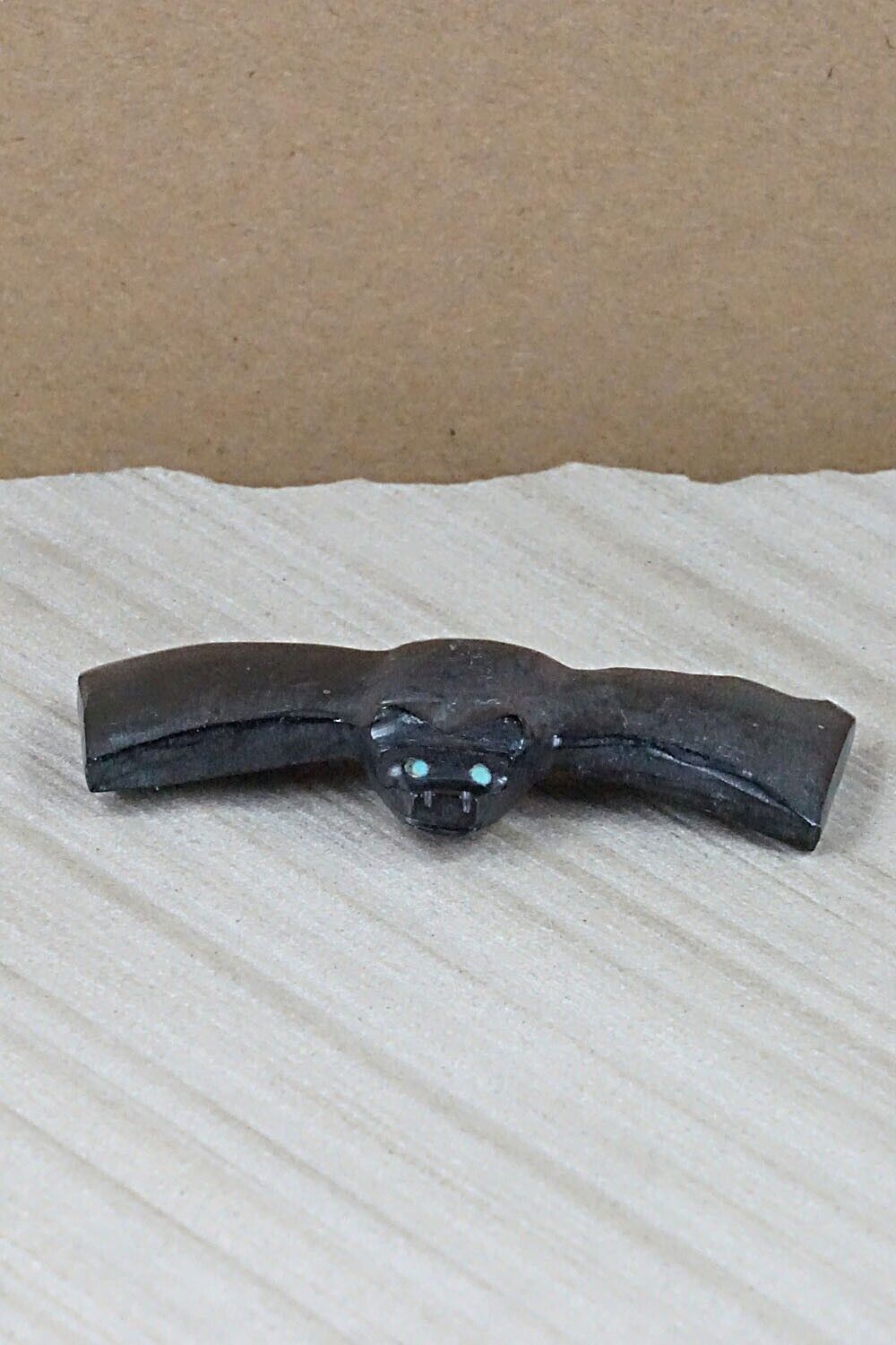 Bat Zuni Fetish Carving - Tim Lementino