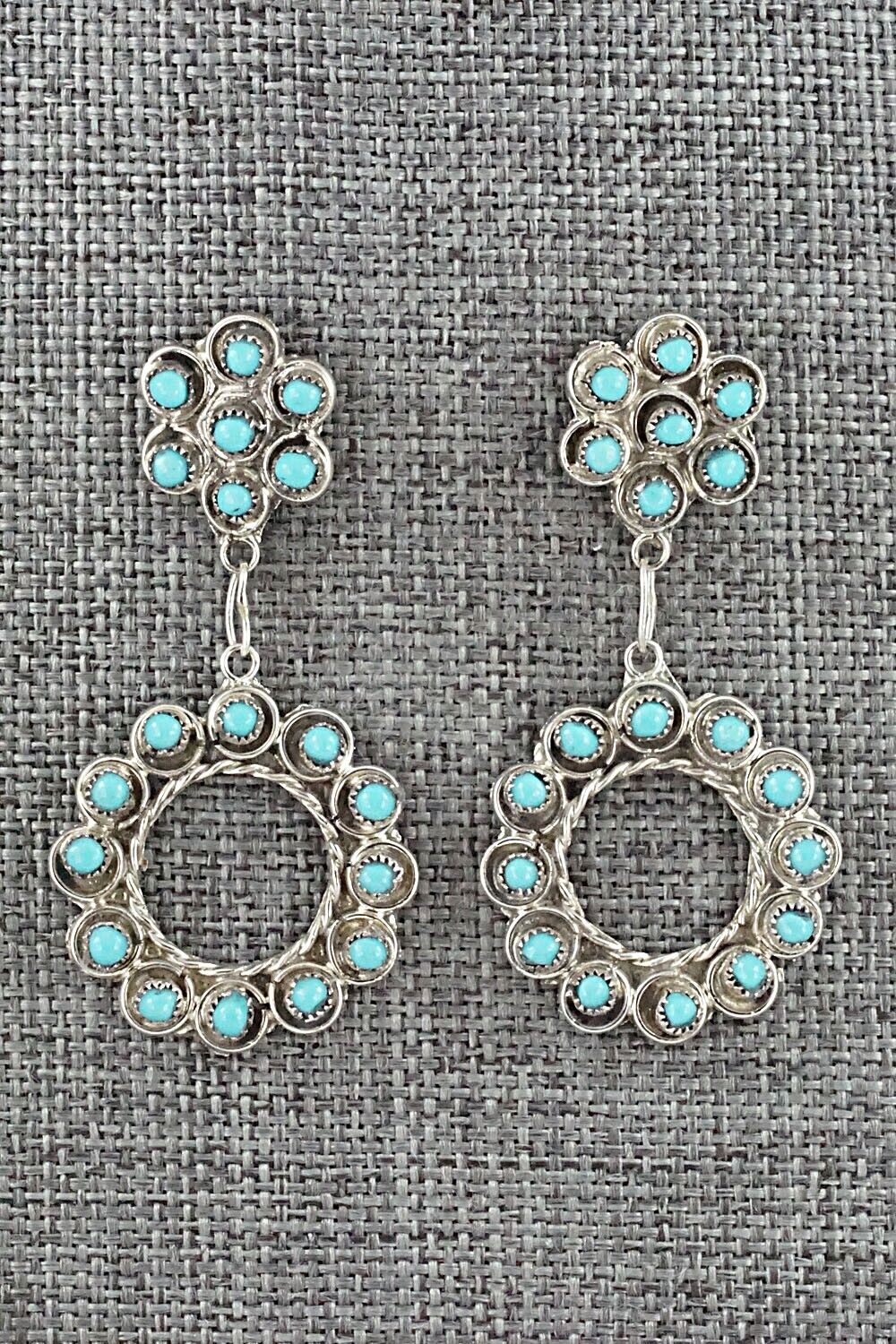 Turquoise & Sterling Silver Earrings - Waylon Johnson