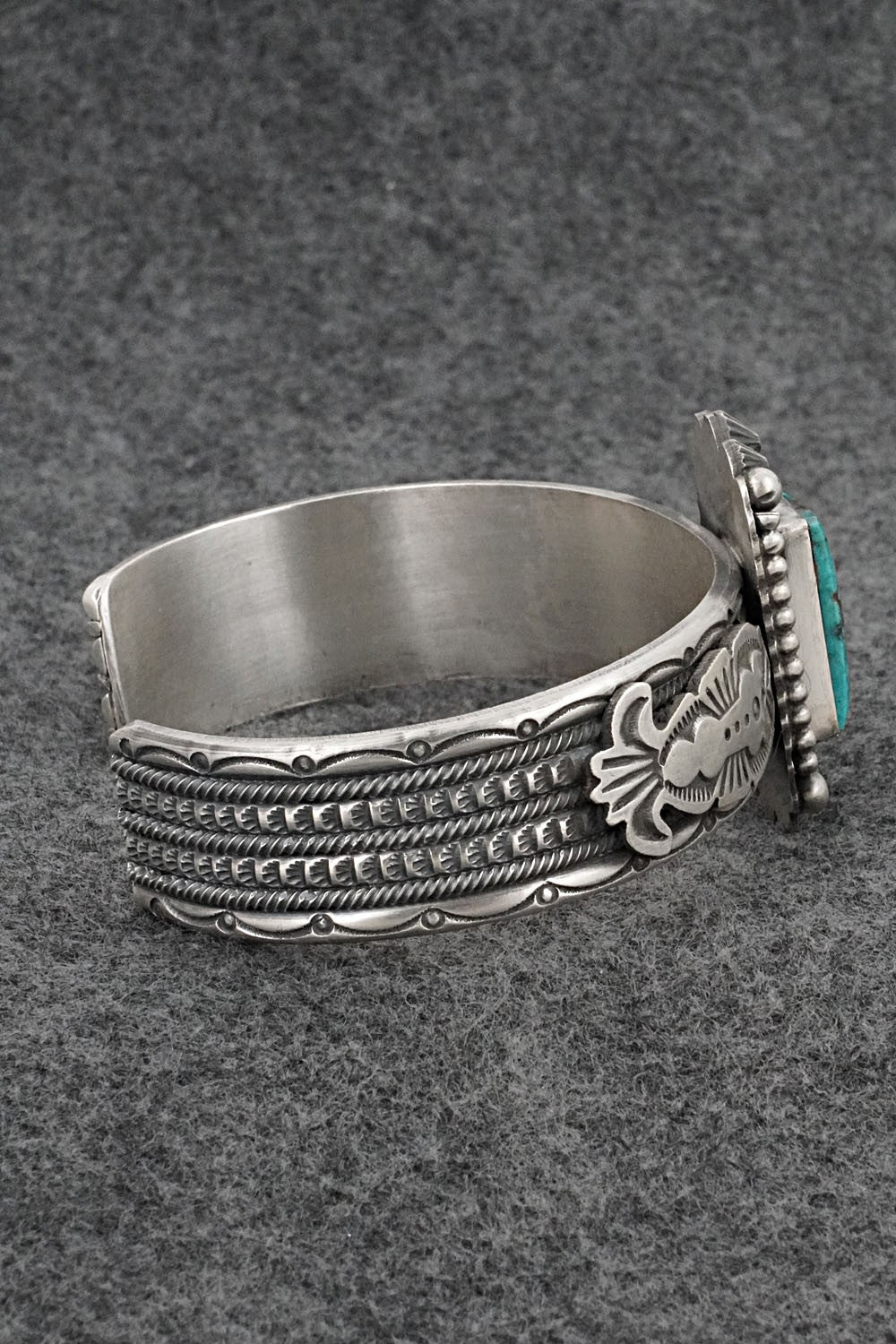 Turquoise & Sterling Silver Bracelet - Michael Calladitto