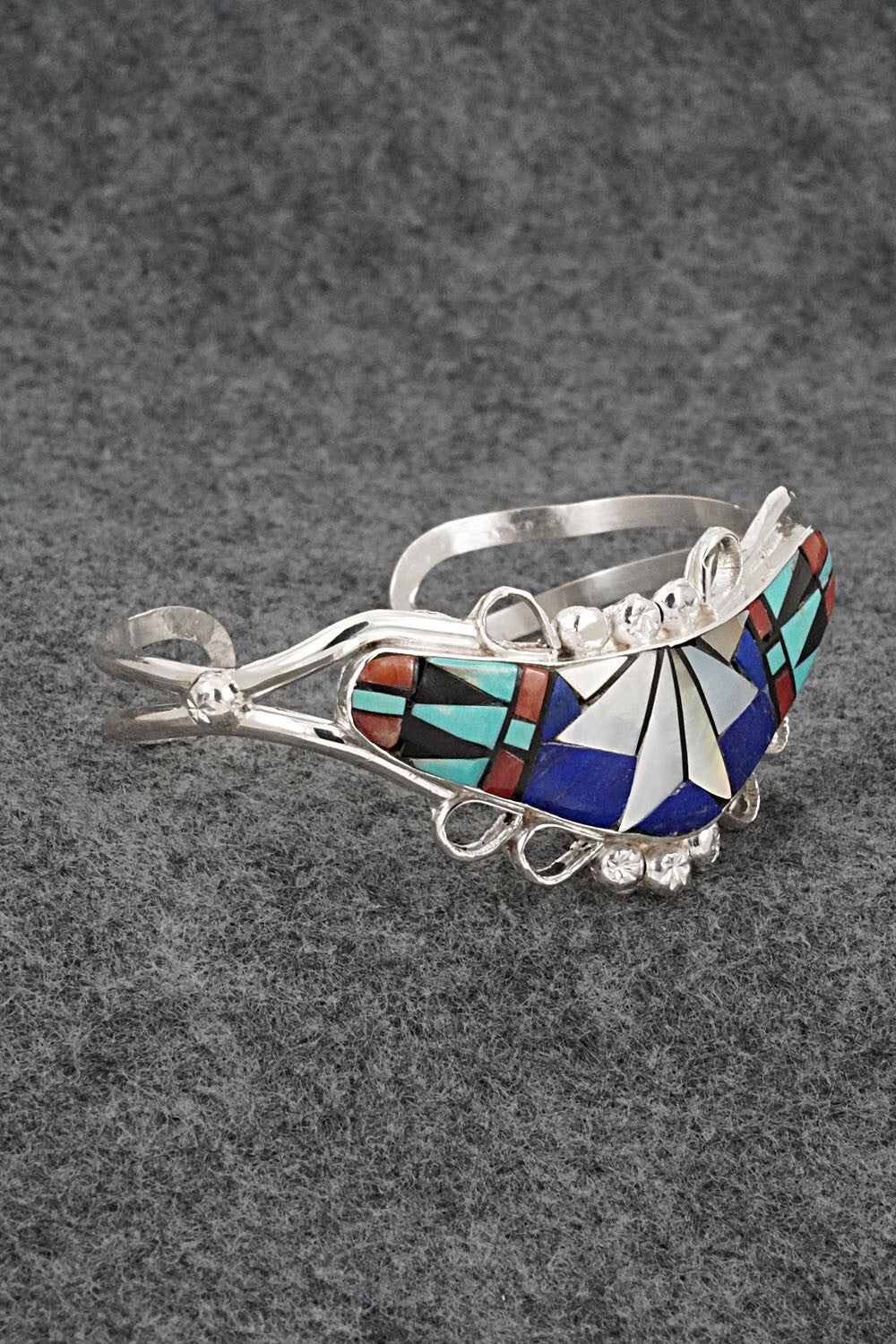 Multi-Stone & Sterling Silver Bracelet - Ola Eriacho