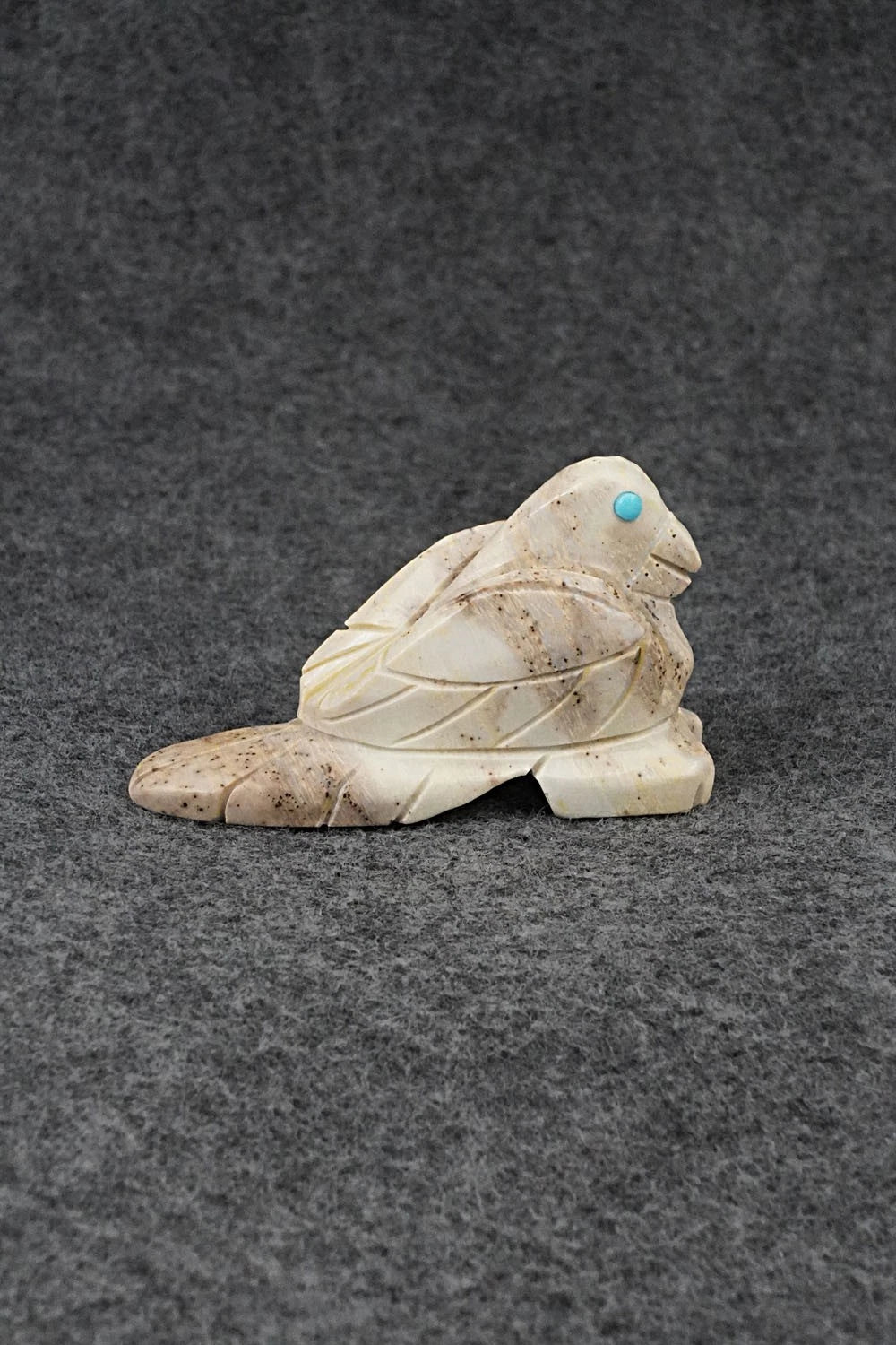 Eagle Zuni Fetish Carving - Cody Chavez