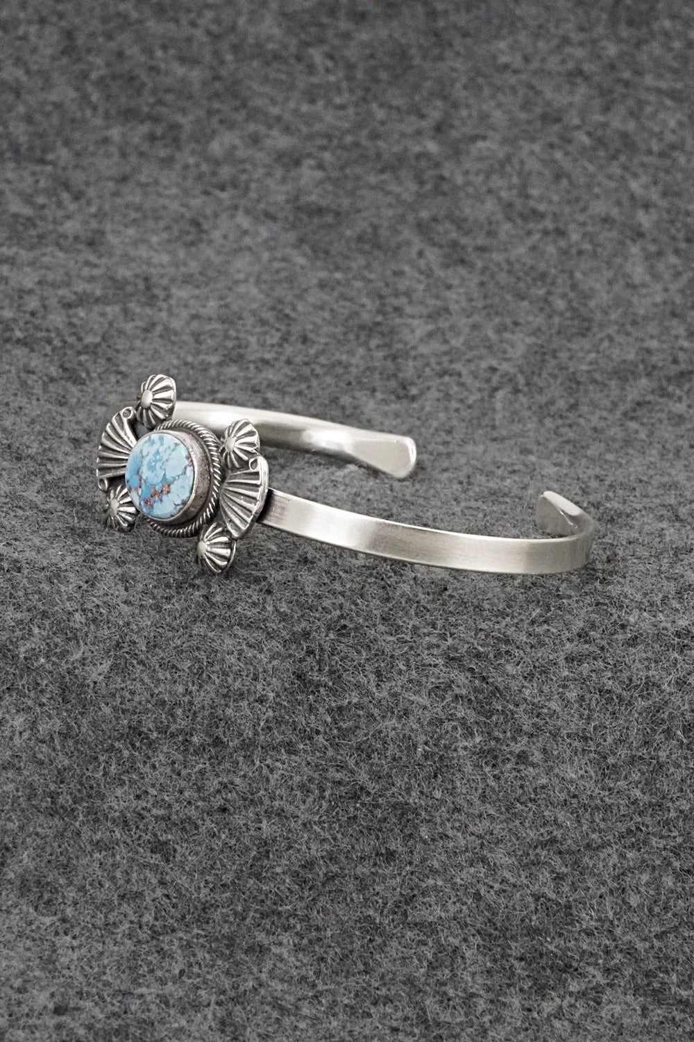 Turquoise & Sterling Silver Bracelet - Genevieve Francisco
