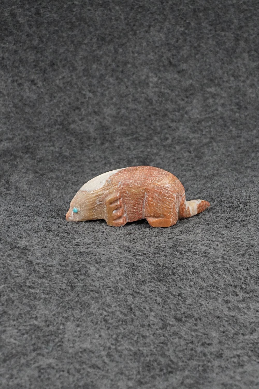 Mole Zuni Fetish Carving - Derrick Kaamasee