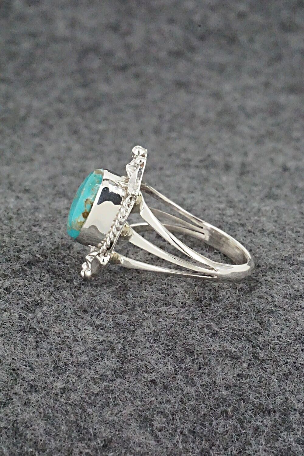 Turquoise & Sterling Silver Ring - Theresa Smith - Size 9