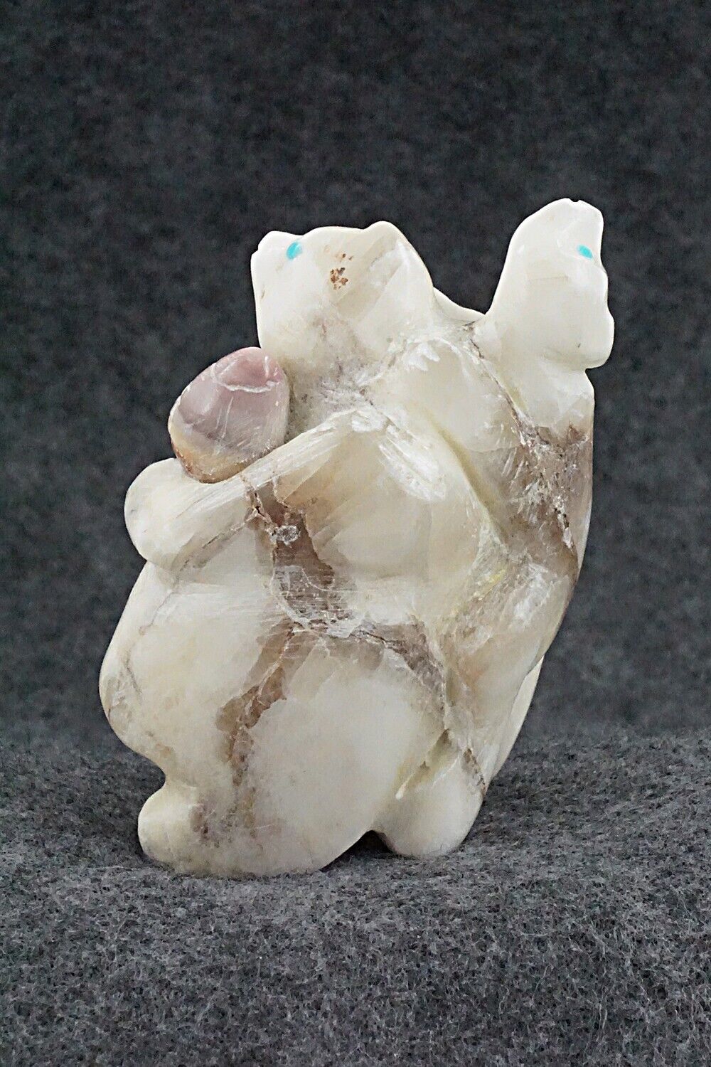 Bear with Cub Zuni Fetish Carving - Ariane Quam
