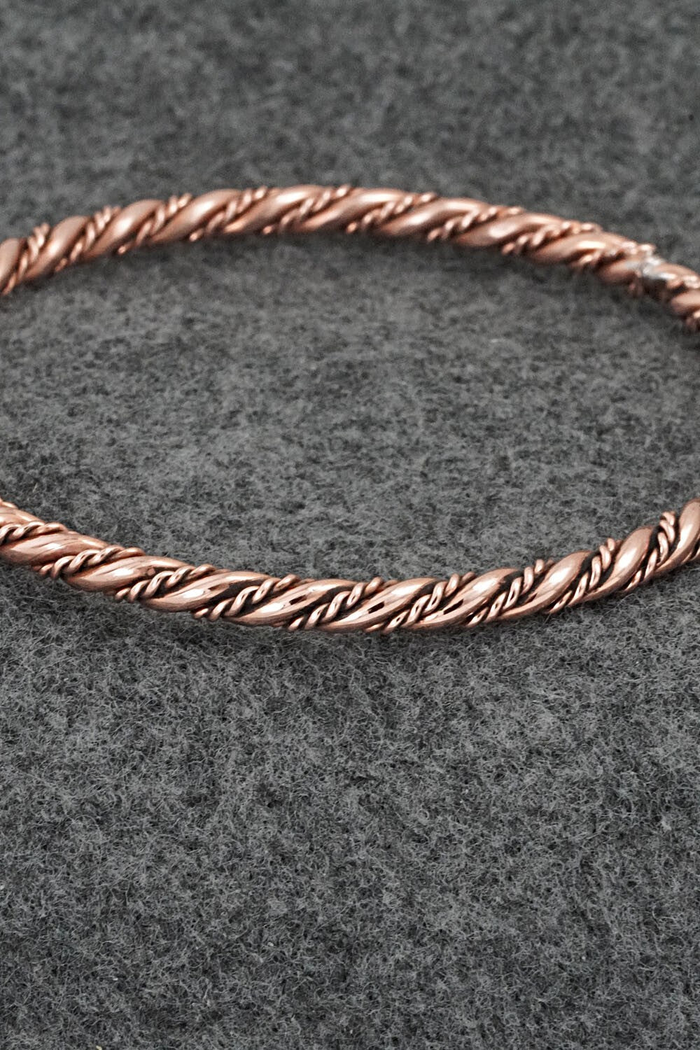 Copper Bangle Bracelet - Elaine Tahe
