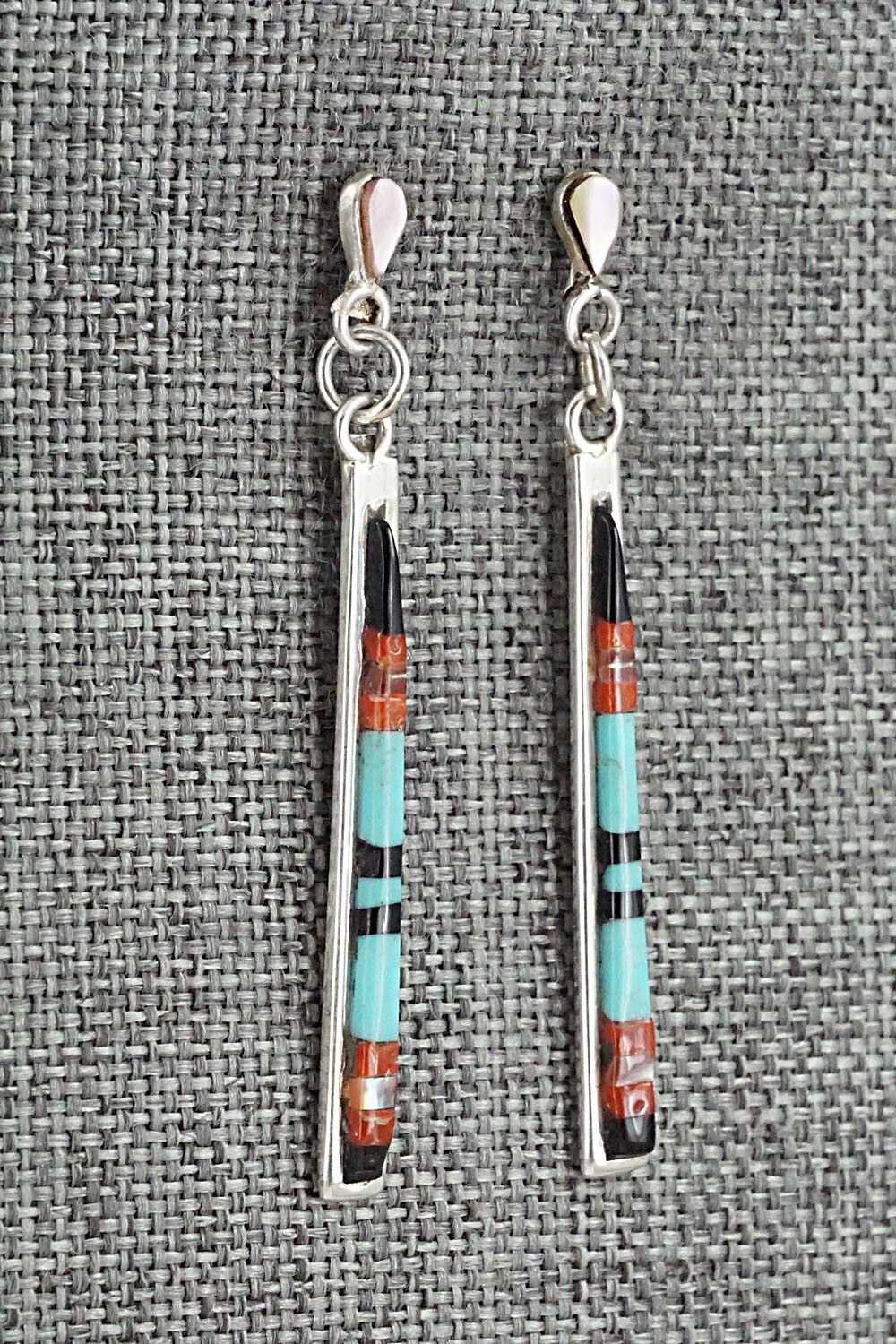 Multi-Stone & Sterling Silver Earrings - Jeanette Chavez