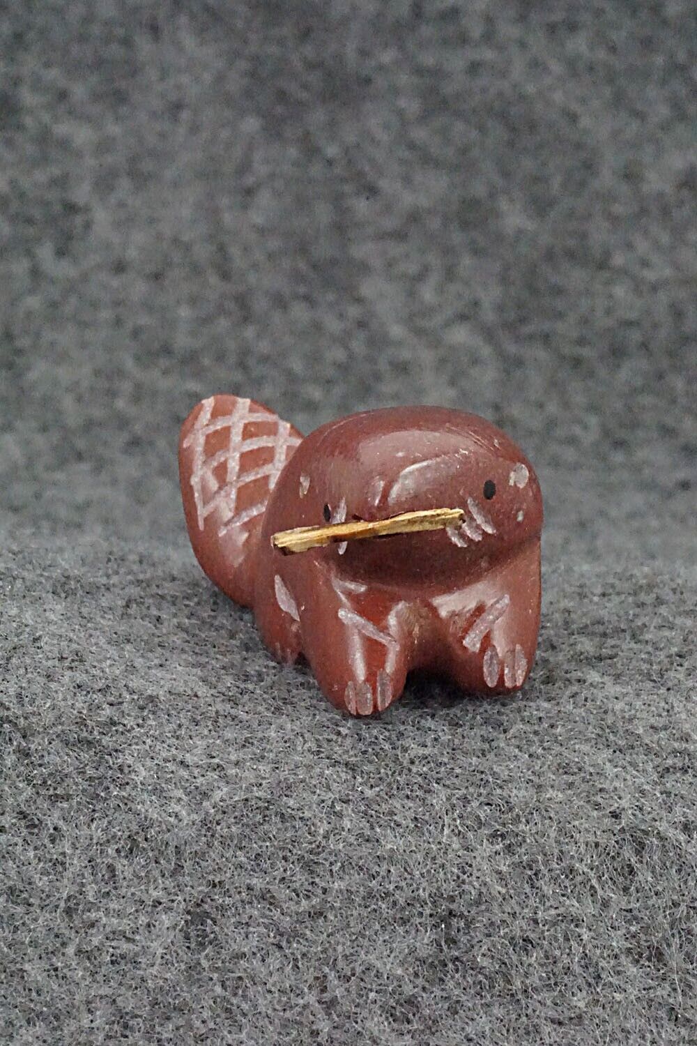 Beaver Zuni Fetish Carving - Justin Red Elk