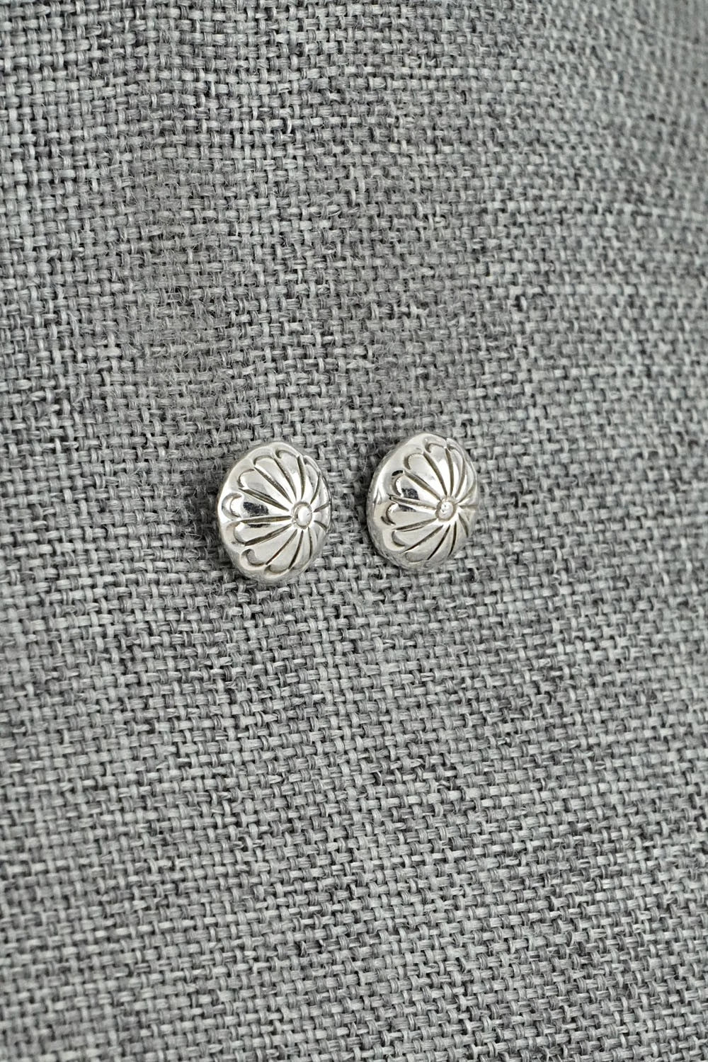 Sterling Silver Earrings - Marie Yazzie
