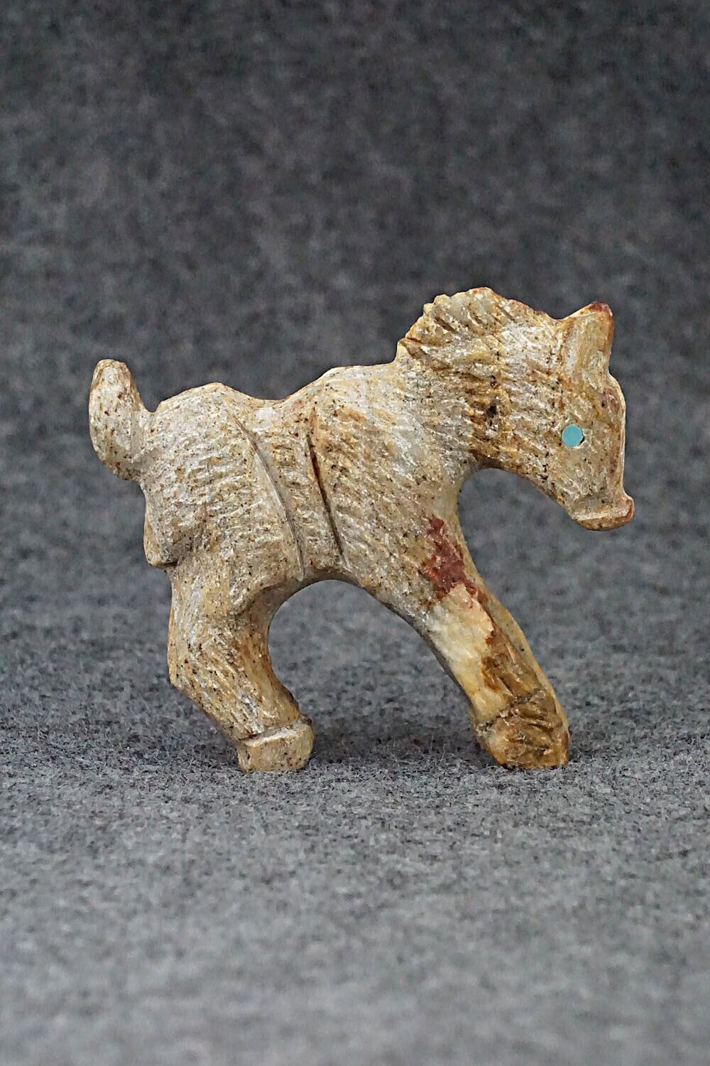 Horse Zuni Fetish Carving - Tony Mackel