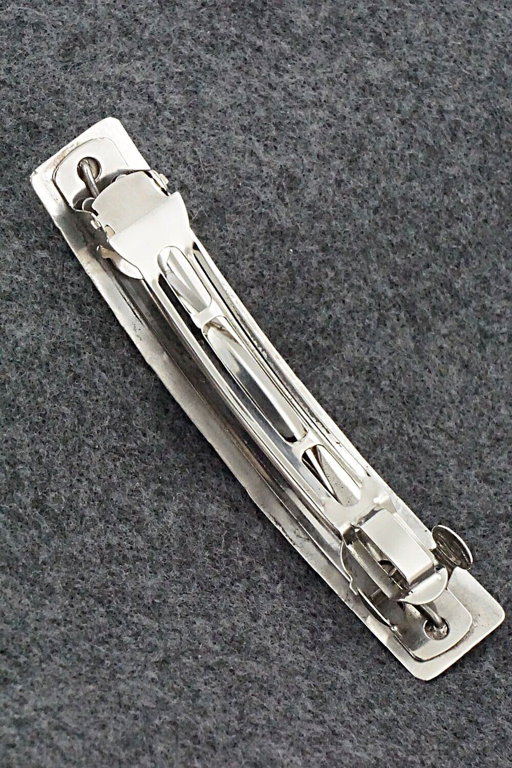 Turquoise & Sterling Silver Hair Barrette - Sally Arviso
