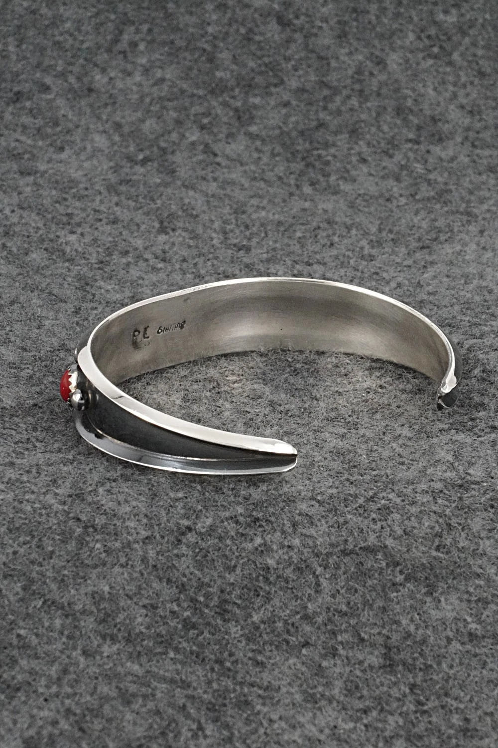 Turquoise, Coral & Sterling Silver Bracelet - Paul Largo