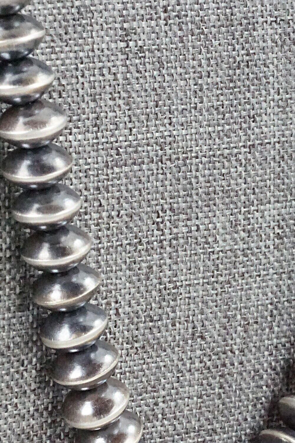 Sterling Silver Navajo Pearl Necklace - Michelle James
