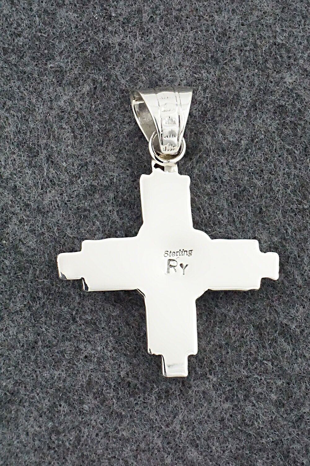 Turquoise & Sterling Silver Pendant - Ryntanna Yazzie
