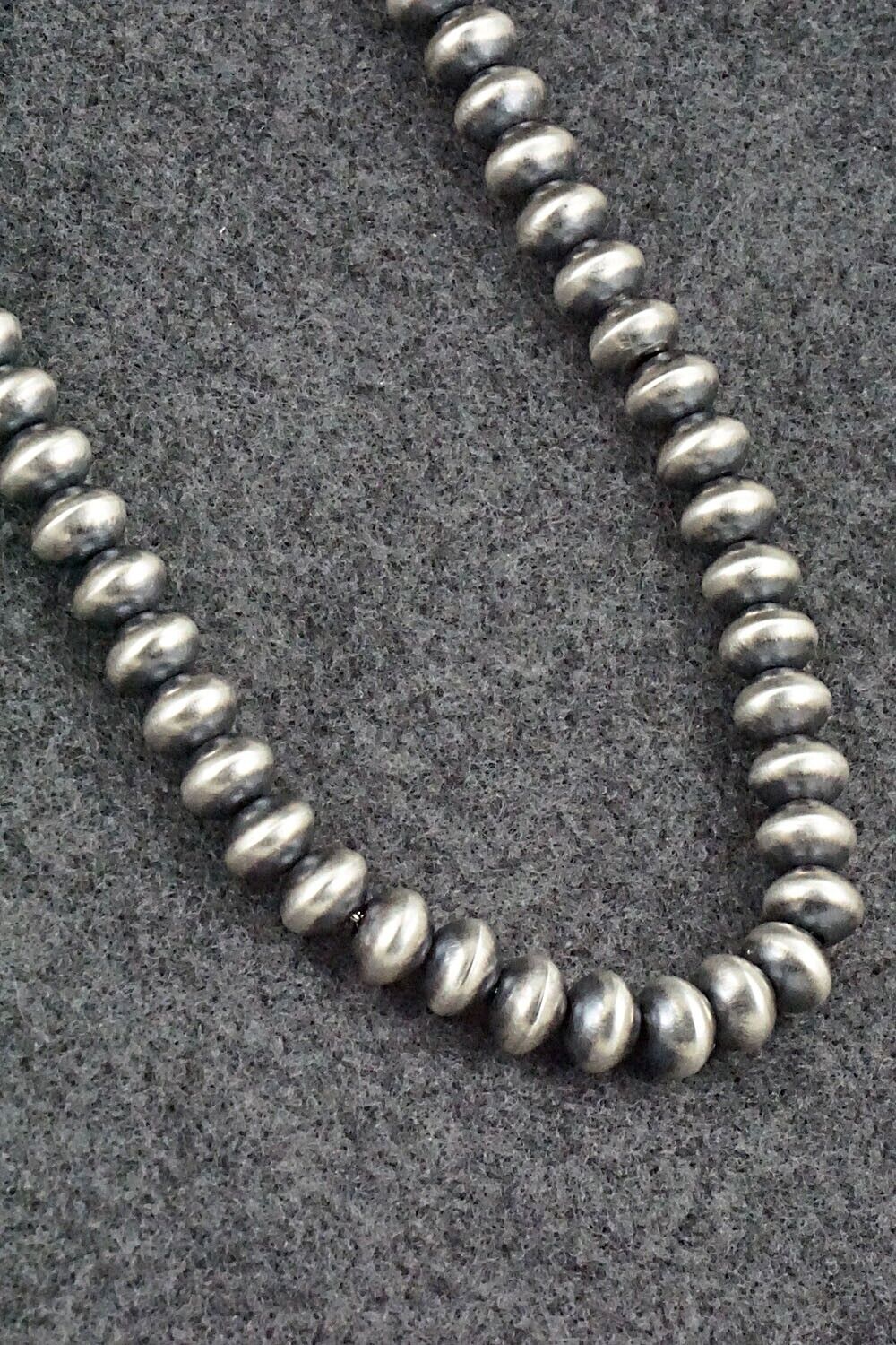 Sterling Silver Navajo Pearl Necklace - Bryannen Halwood