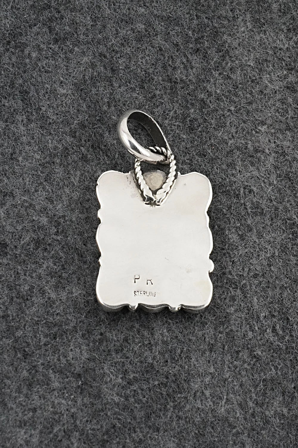 Turquoise & Sterling Silver Pendant - Priscilla Reeder