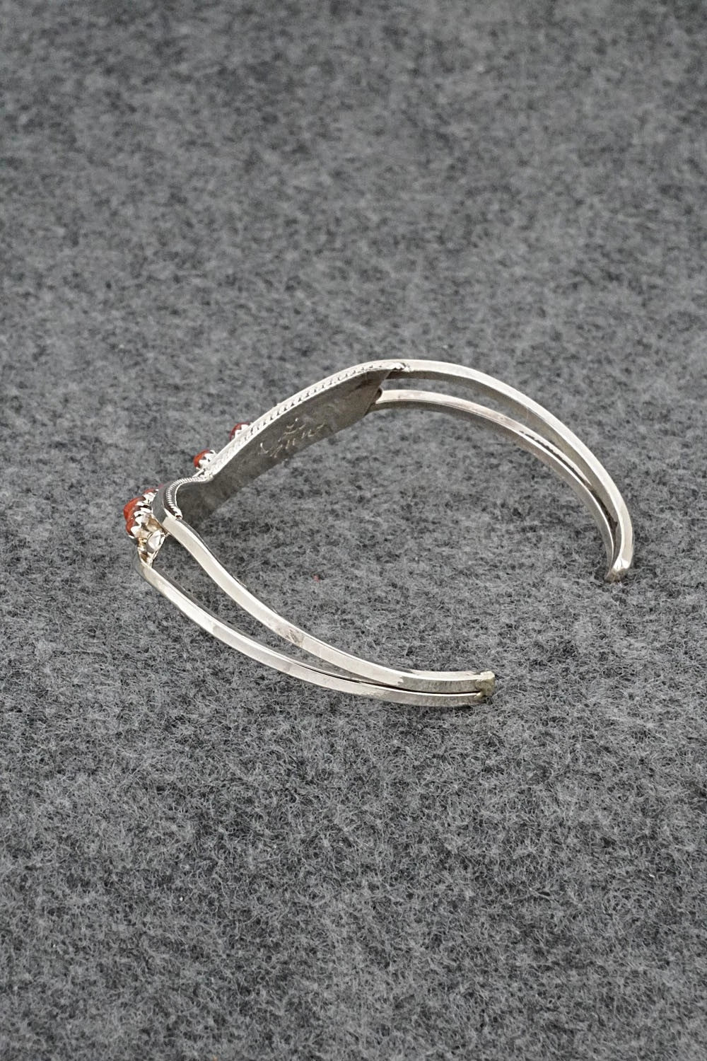 Coral & Sterling Silver Bracelet - Susie Livingston