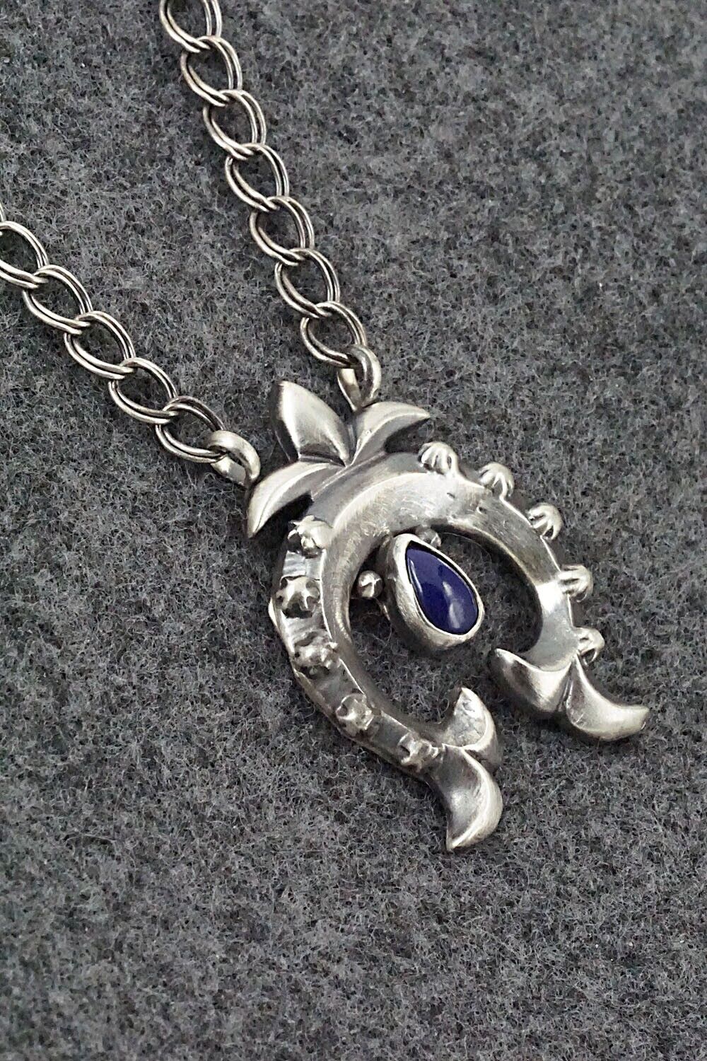 Lapis & Sterling Silver Necklace - Sharon McCarthy