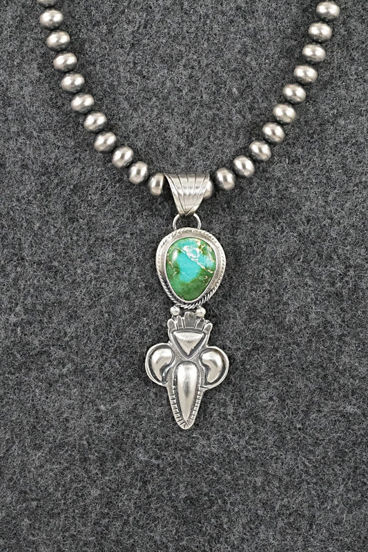 Turquoise & Sterling Silver Necklace - Gary Shorty