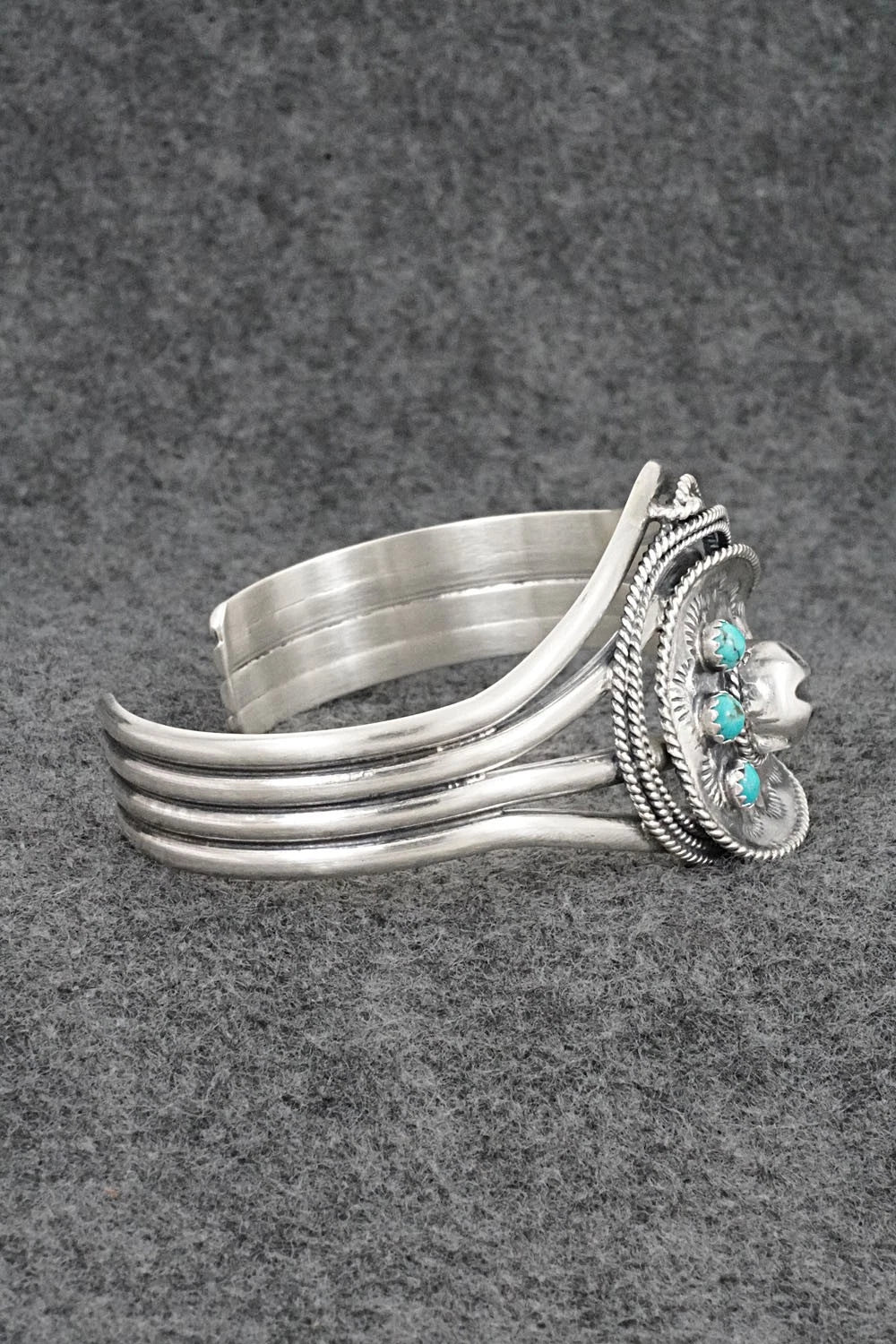 Turquoise & Sterling Silver Bracelet - Bobby Platero