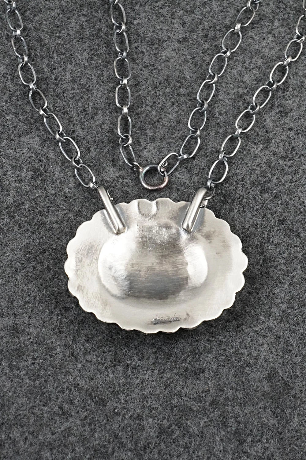 Turquoise & Sterling Silver Necklace - Adrienne Gordon