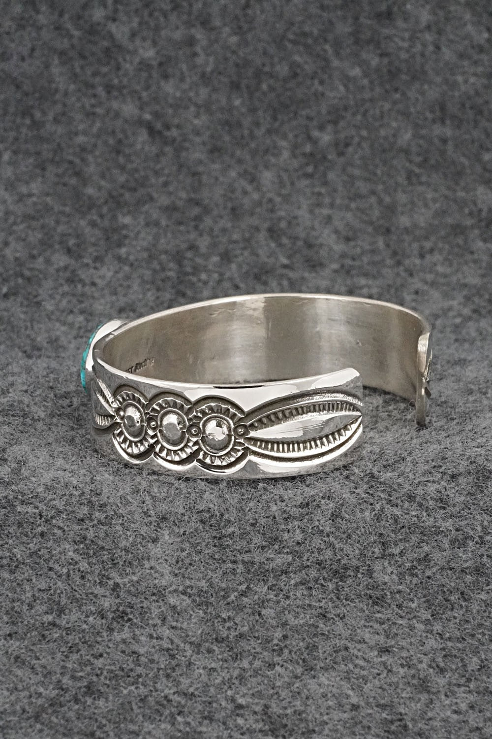 Turquoise & Sterling Silver Bracelet - Arnold Blackgoat