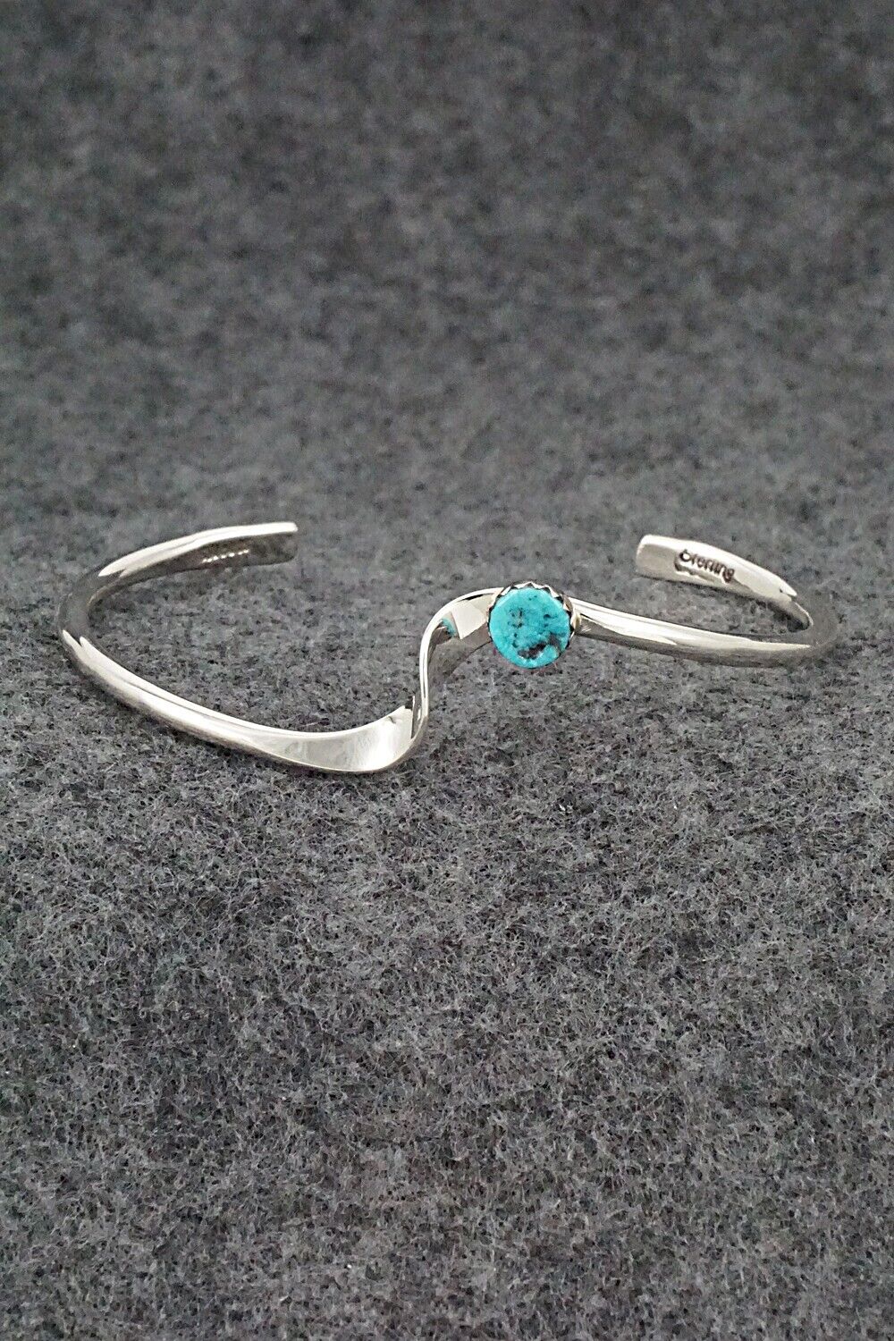 Turquoise & Sterling Silver Bracelet - Yolanda Skeets