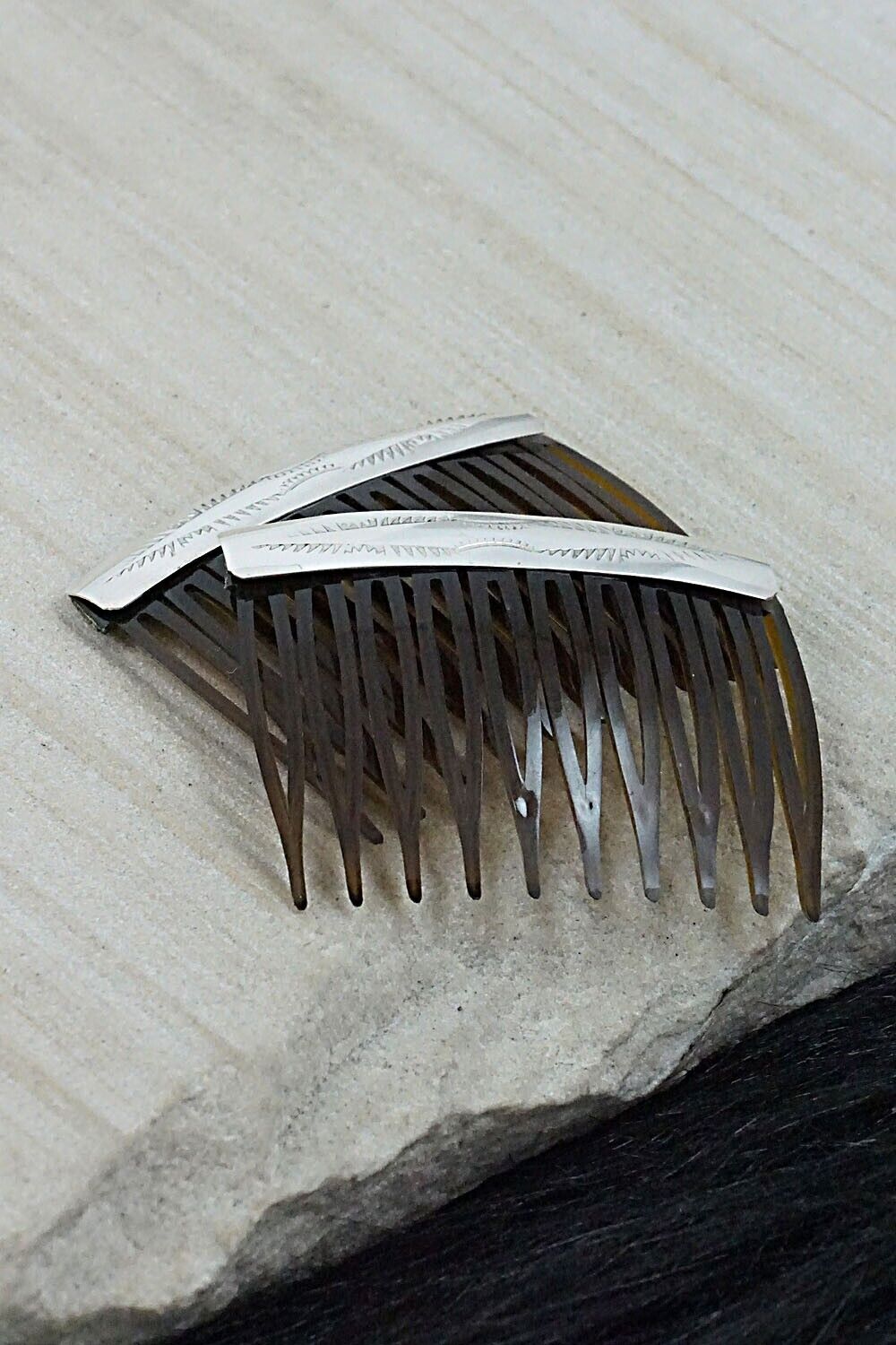 Sterling Silver Hair Combs - Randall Dalgai