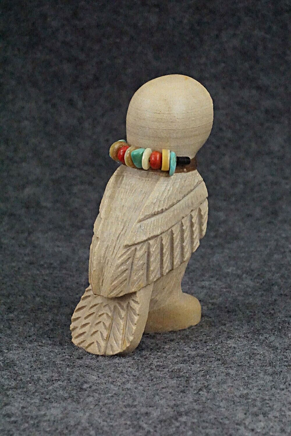 Barn Owl Zuni Fetish Carving - Douglas Martza