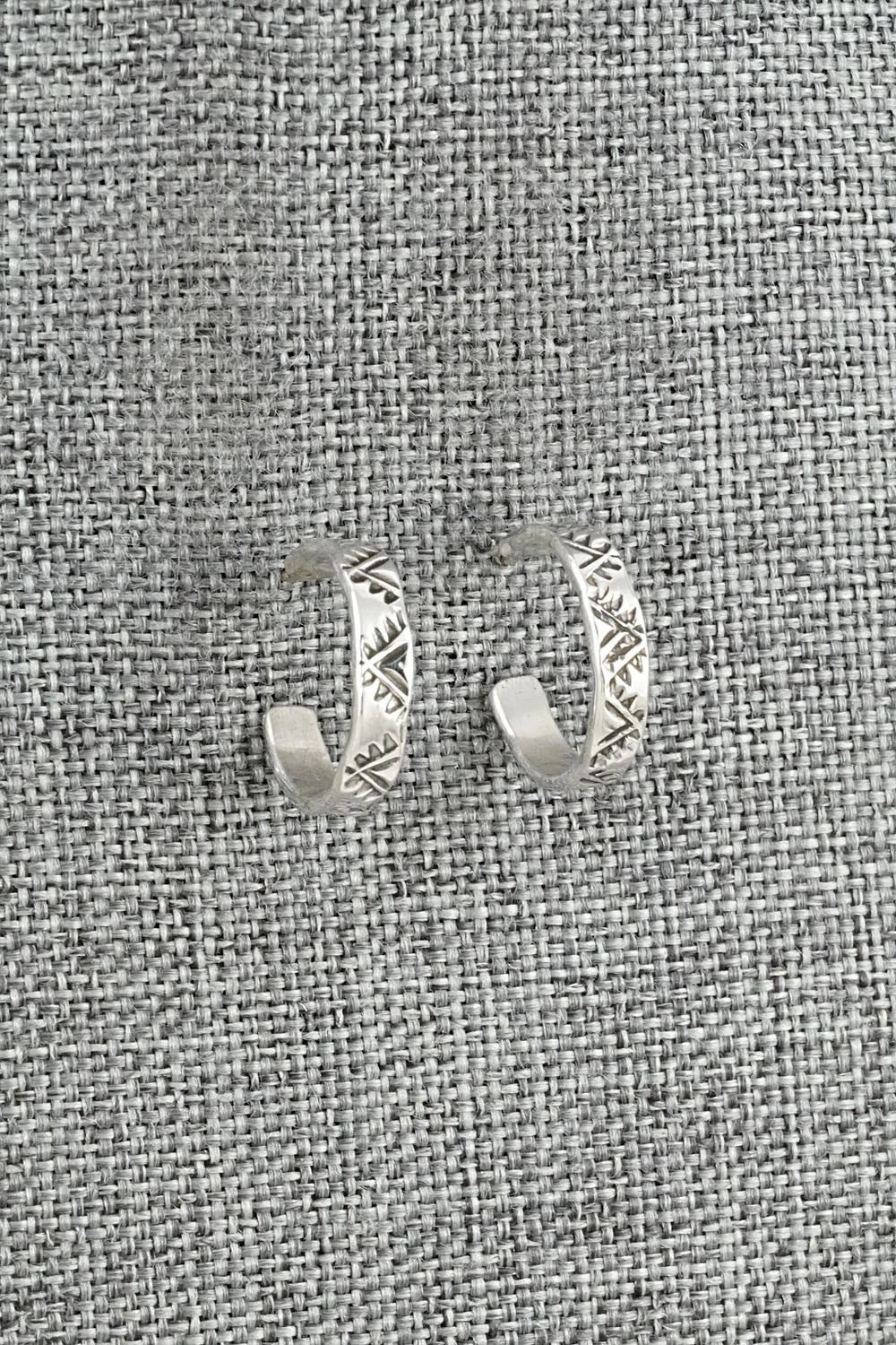 Sterling Silver Hoop Earrings - Elaine Tahe