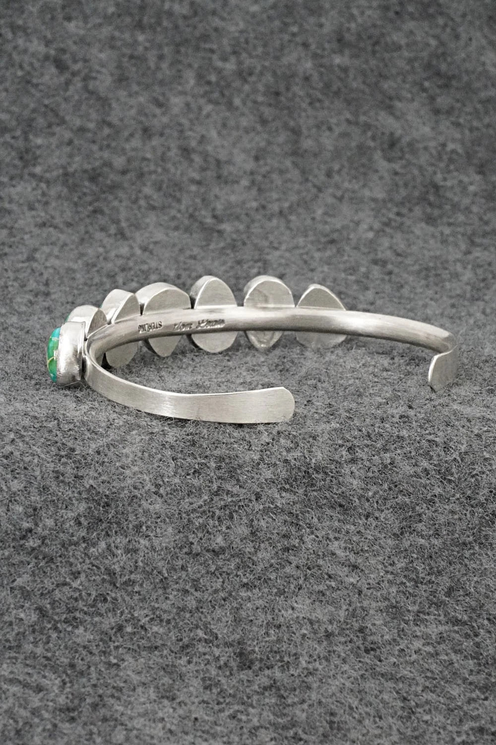 Turquoise & Sterling Silver Bracelet - Tom Lewis