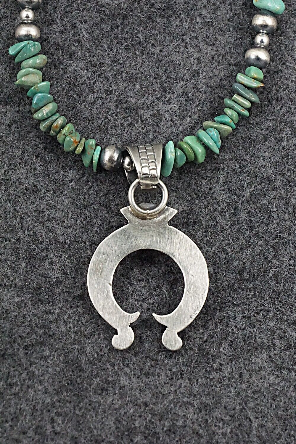 Turquoise & Sterling Silver Necklace - Louise Joe