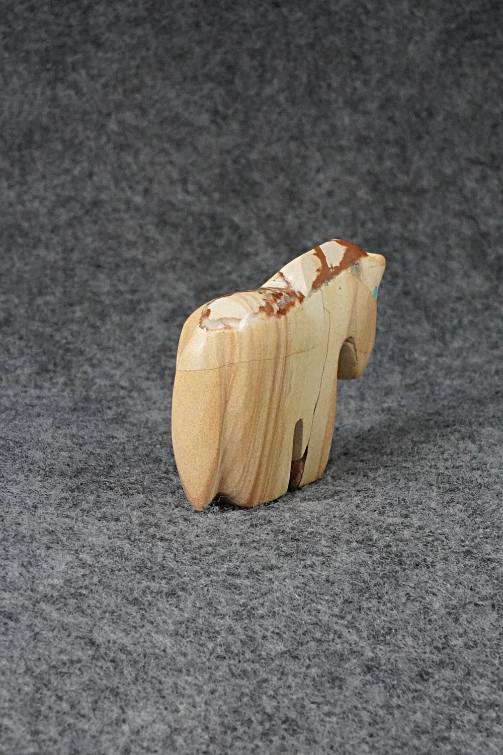 Horse Zuni Fetish Carving - Bernard Laiwakete