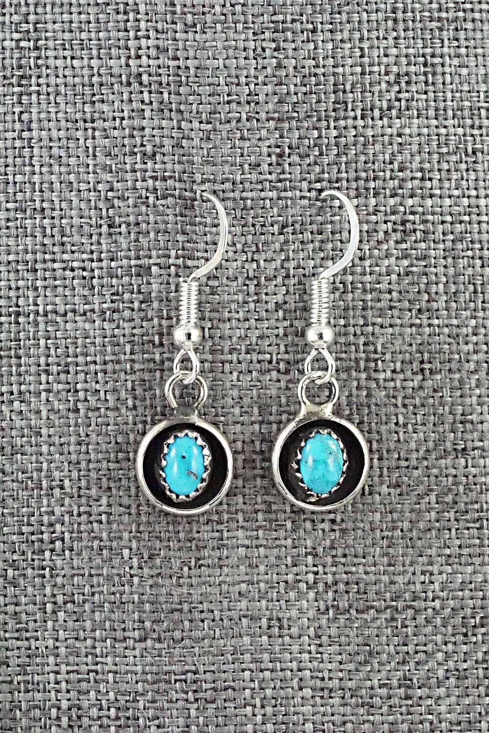 Turquoise & Sterling Silver Squash Blossom Set - Phil Garcia