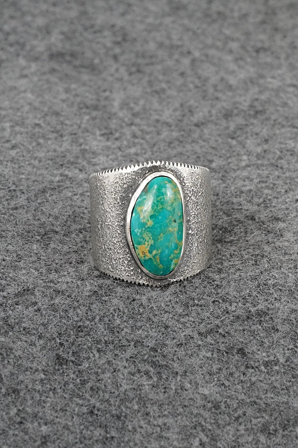 Turquoise & Sterling Silver Ring - Cody Noble - Size 11.75