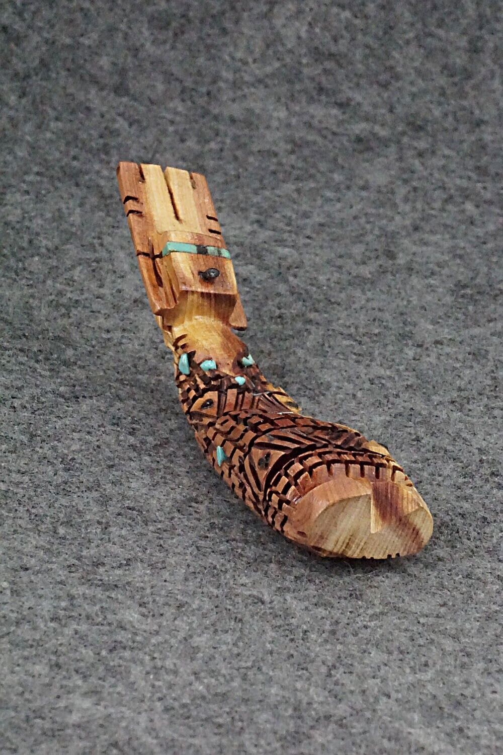 Corn Maiden Zuni Fetish Carving - Carl Etsate