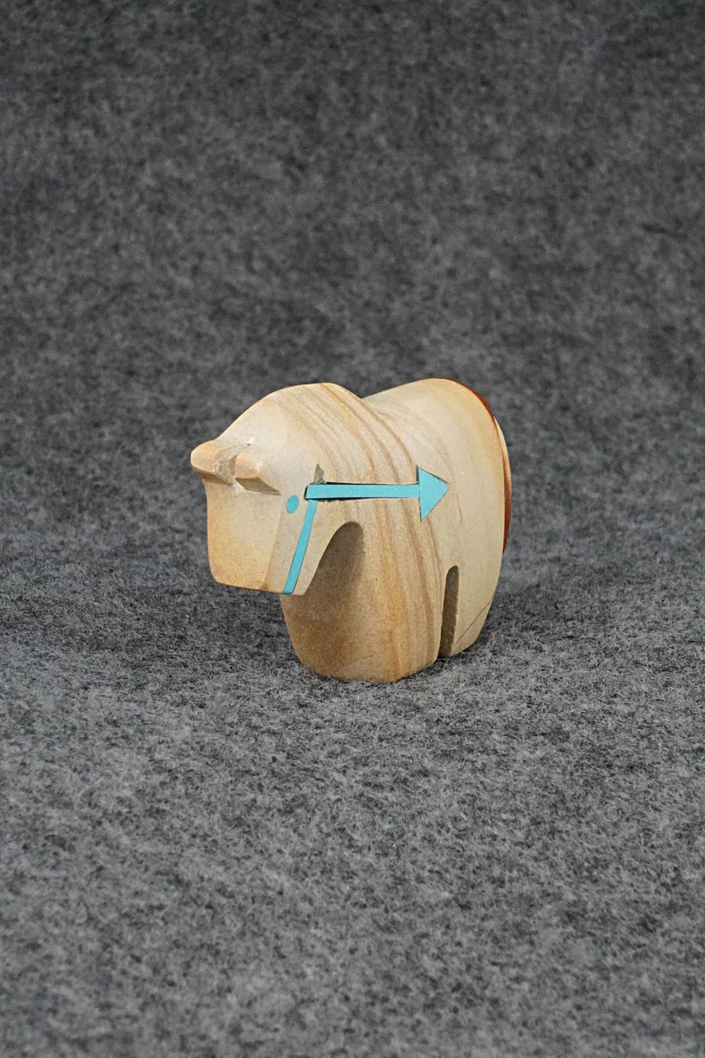 Horse Zuni Fetish Carving - Bernard Laiwakete