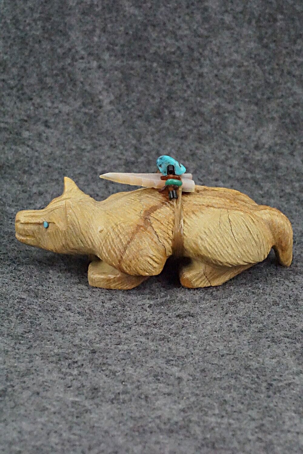 Badger Zuni Fetish Carving - Douglas Martza