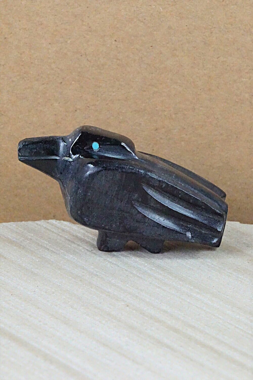 Crow Zuni Fetish Carving - Tim Lementino