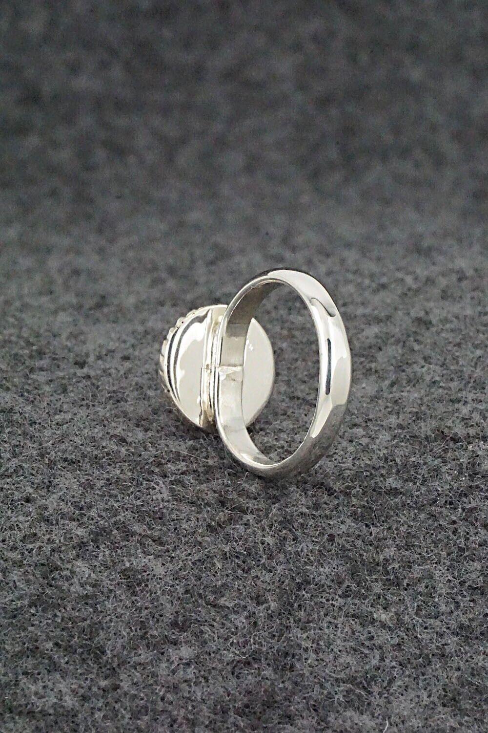Multi-Stone & Sterling Silver Ring - Delbert Kallestewa Jr. - Size 4.5