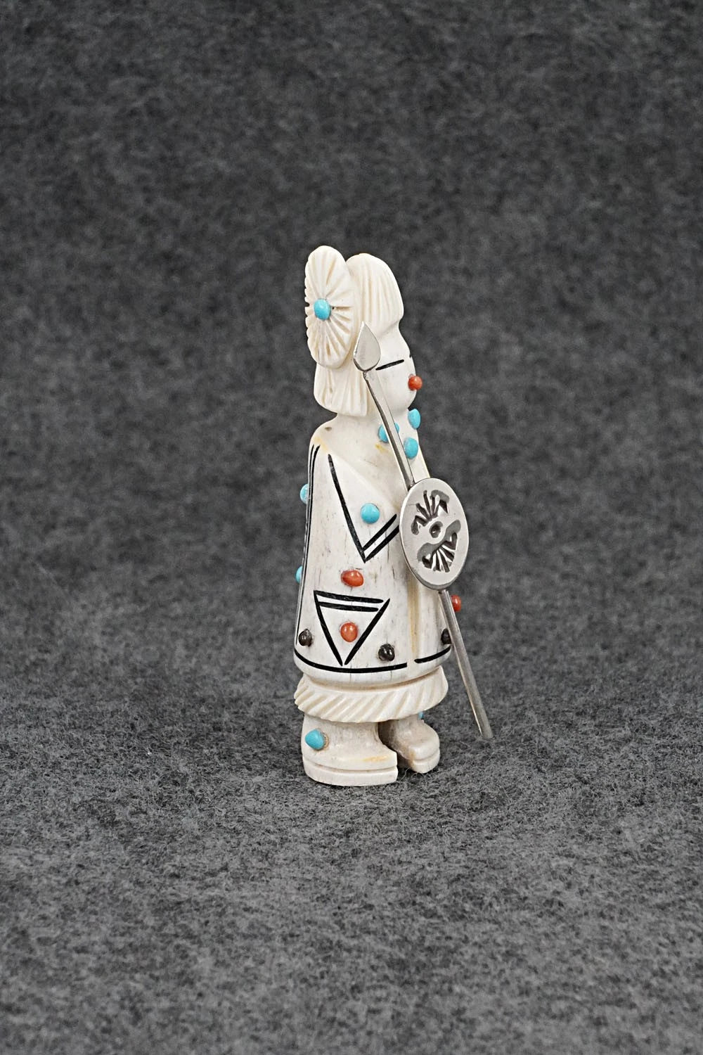 Warrior Zuni Fetish Carving - Claudia Peina