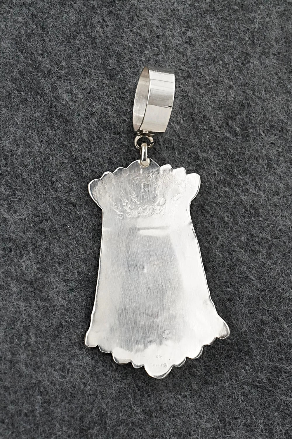 Turquoise & Sterling Silver Pendant - Rosita Singer