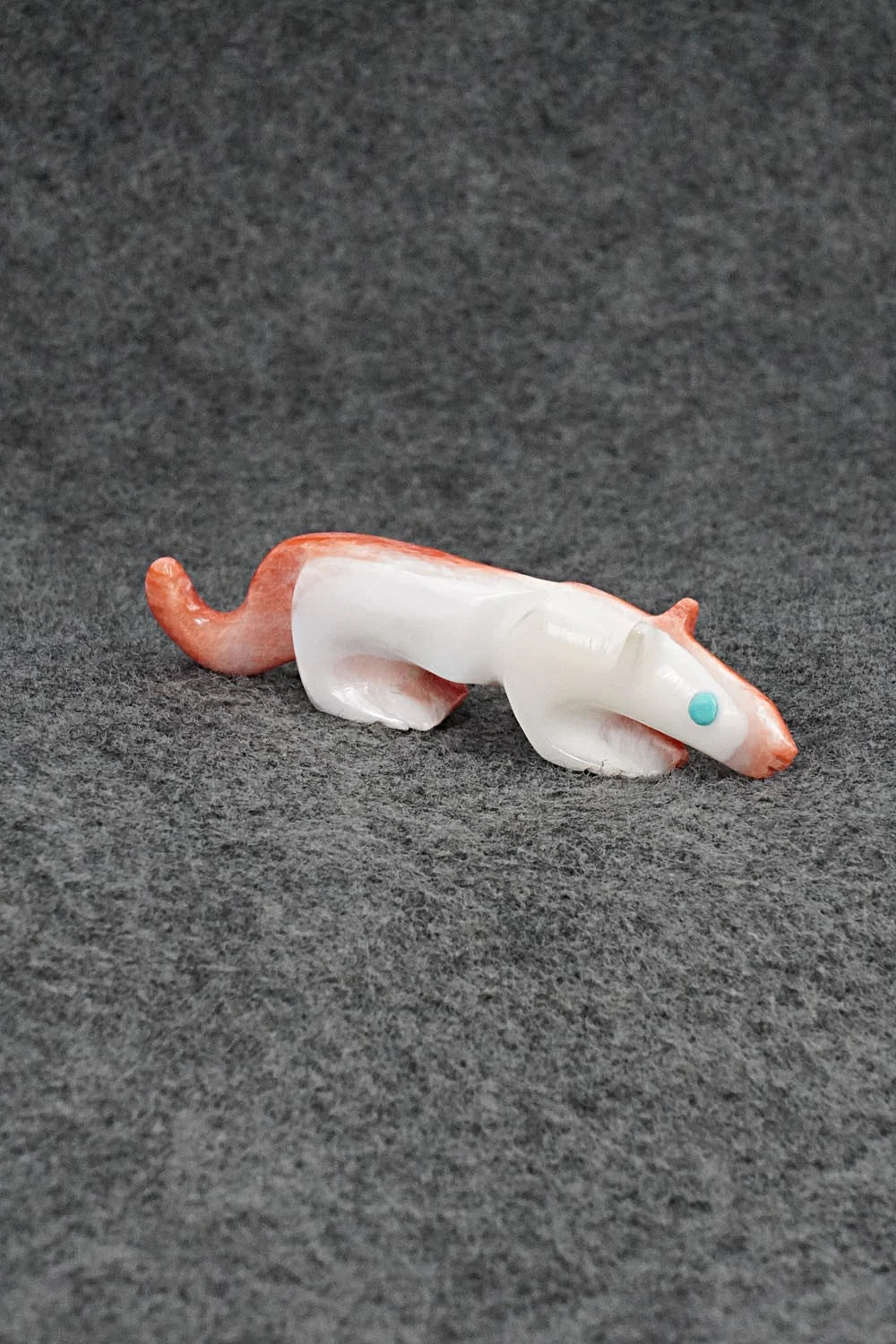 Mountain Lion Zuni Fetish Carving - Ronnie Lunasee