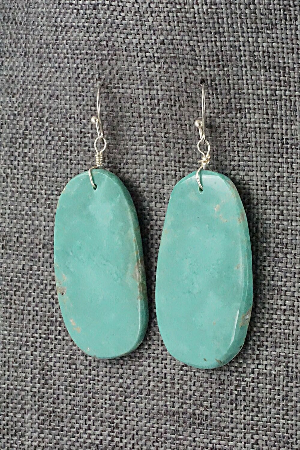 Turquoise & Sterling Silver Earrings - Joe Garcia