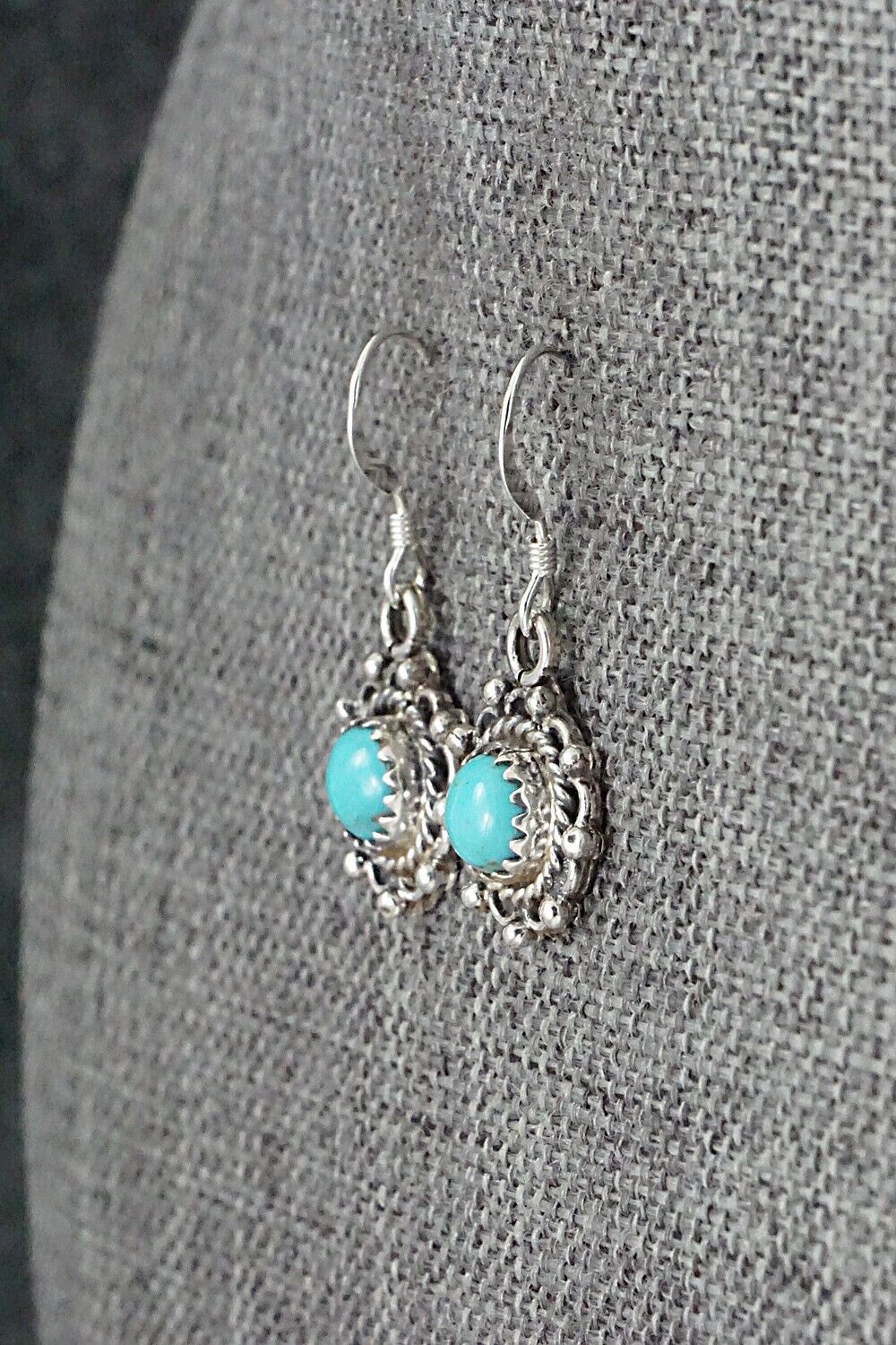 Turquoise & Sterling Silver Earrings - Emery Spencer