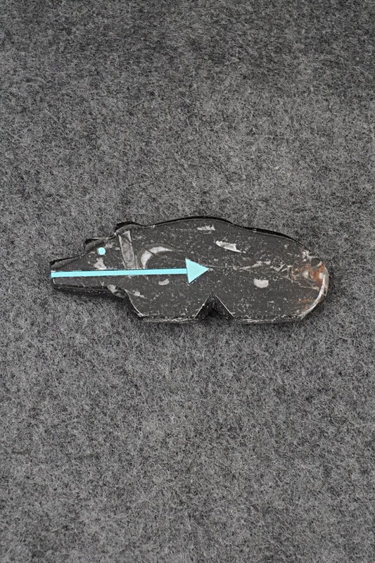 Bear Zuni Fetish Carving - Bernard Laiwakete