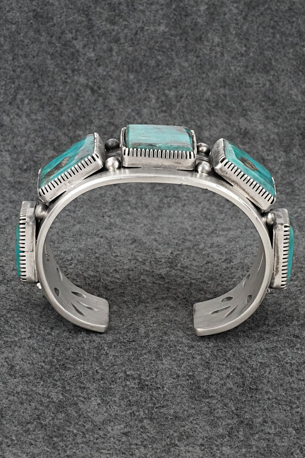 Turquoise & Sterling Silver Bracelet - Mark Yazzie