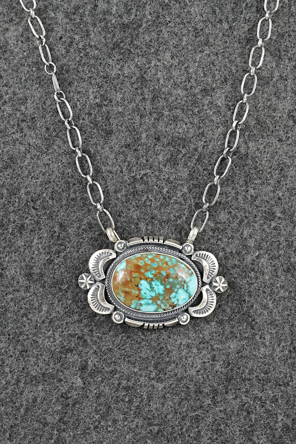 Turquoise & Sterling Silver Necklace - Daniel Benally